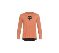 Fox Maglia da Ciclismo a Maniche Lunghe Junior Ranger Head Coral YXL