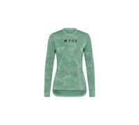 Maglia a maniche lunghe fox ranger trudri verde da donna