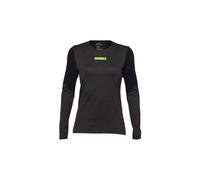 Maglia a maniche lunghe fox rawtec donna nero