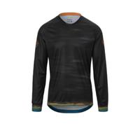 Maglia Roust LS Estiva Nero Arancio Blu Taglia L - Traspirante e Leggera per Attività Outdoor