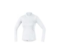 GOREWEAR M Donna Base Layer Thermo Maglia con colla alto, White, 42