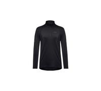 Maglia a maniche lunghe gore wear m mid zip donna nero
