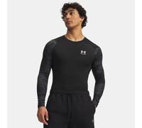 Maglia a maniche lunghe HeatGear® Compression Colorblock da uomo Ultimate Nero / Bianco 3XL