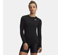 Maglia a maniche lunghe HeatGear® Compression da donna Ultimate Nero / Bianco L