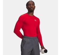 Maglia a maniche lunghe HeatGear® da uomo Rosso / Bianco L