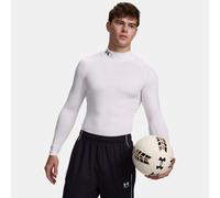 Maglia a maniche lunghe HeatGear® Mock da uomo Bianco / Nero 3XL