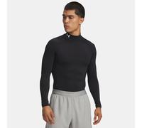 Maglia a maniche lunghe HeatGear® Mock da uomo Nero / Bianco 3XL