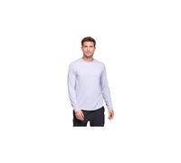 Maglia a maniche lunghe hoka essential grey uomo