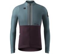 Maglia a Maniche Lunghe Hyder Blend grigio/rosso S