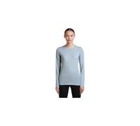 Maglia a maniche lunghe icebreaker merinos 200 oasis blu da donna