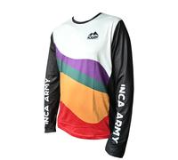 Maglia a maniche lunghe Inca Army Vinicunca Noir