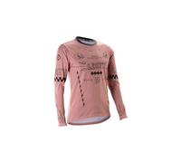 Maglia a maniche lunghe leatt gravity 3 0 rosa da donna