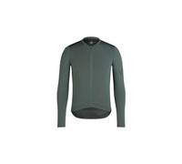 Maglia a maniche lunghe leggera da uomo rapha pro team grigio verde