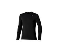 Maglia a maniche lunghe mizuno core impulse uomo nero