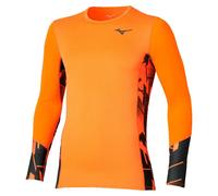 Mizuno Virtual Body G5 Long Sleeve Base Layer Arancione M Uomo