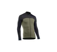 Northwave - Force 2 Jersey L/S Full Zip - Maglietta da ciclismo XL olivia