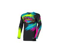 O'Neal Maglia da motocross Mayhem Reseda manica lunga Nero/Giallo Neon Taglia M Uomo