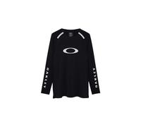 Maglia a maniche lunghe oakley maven scrub elite nera da uomo