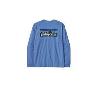 Patagonia Long-Sleeved P-6 Logo Responsibili-Tee men Longsleeves blue in taglia:L