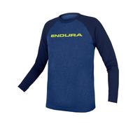 Maglia per bambini endura one clan raglan blu a maniche lunghe