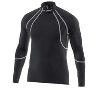Maglia a Maniche Lunghe per Bicicletta Collo Alto Airvent Transtex Light bianco