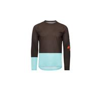 Maglia a maniche lunghe poc motion air marrone blu da uomo