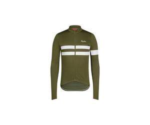 Maglia a maniche lunghe rapha brevet khaki blanc