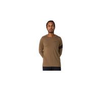 Maglia a maniche lunghe rapha trail merino marrone nero