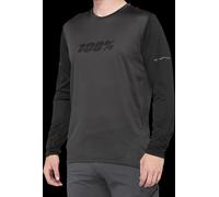 Maglia A Maniche Lunghe Ridecamp 100% Media Nera/Carbone 41402-181-11
