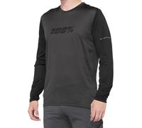 Maglia A Maniche Lunghe Ridecamp 100% XL Nera/Carbone 41402-181-13