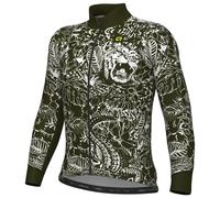 Maglia a Maniche Lunghe Safari verde