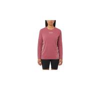 Salomon - T-shirt donna ultraleggera a maniche lunghe - Sense Aero LS Tee GFX W Nocturne/Whisper White per Donne in Pelle - Taglia M - Bordeaux