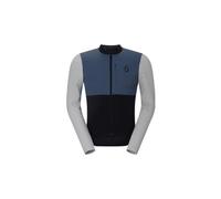 Maglia a maniche lunghe scott endurance warm nera blu da uomo