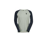 Scott - T-shirt MTB stretch, traspirante e resistente - Trail Vertic Pro LS Tee M Spray Grey Dark Blue per Uomo - Taglia M - Grigio