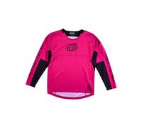 Maglia a maniche lunghe troy lee designs sprint icon pink kids