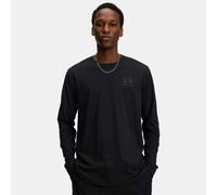 Maglia a maniche lunghe Under Armour Left Chest da uomo Nero / Pitch Grigio XS