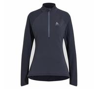 Maglia a Maniche Lunghe Unisex Odlo 1/2 Zip Zeroweight Nero