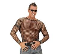 Maglia a rete nera taglia unica M/L