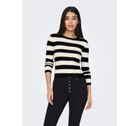 JDY Pullover 'JDYPlum' nero / bianco, Taglia S