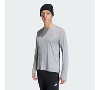adidas Homme adi365 Running Essentials Long Sleeve, Medium Grey Heather, XL