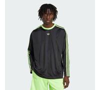 Maglia adidas Adicolor Jacquard a maniche lunghe Black / Signal Green XL
