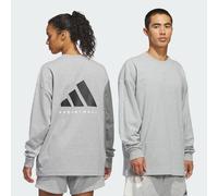 Maglia adidas Basketball Long Sleeve (Neutral) Medium Grey Heather XS