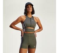 Maglia adidas by Stella McCartney High Neck Crop Carbon / Dove Grey M