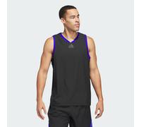 adidas Performance - Adidas Crazy Lite - Maglia nera e blu lucido-Nero M