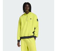 Maglia adidas Equipment Blocked Half Zip Acid Yellow L