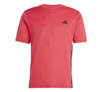 Maglia adidas Essentials Base 3-stripes Rouge S