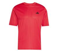 adidas Uomo Workout Essentials Base Shirt, Pure Ruby, M