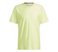 Adidas Hiit Workout 3 Stripes Short Sleeve T-shirt Giallo M Uomo