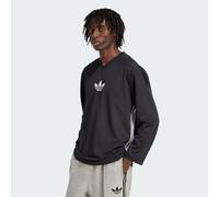adidas T-shirts a maniche lunghe adidas Originals Adicolor Mesh Long Sleeve in Nero EU M
