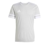 adidas Uomo SQUADRA25 Jersey Short Sleeve, Team Light Grey/White, L